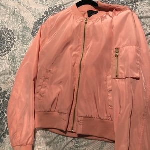 Pink Thick Bomber Jacker